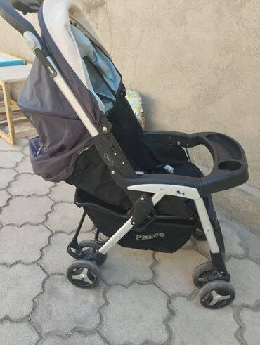 прогулочные коляски baby jogger city: Коляска, цвет - Черный, Б/у