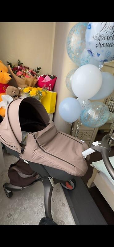 foo foo: Коляска-люлька для новорождённого с шасси высокого уровня. Stokke — 1