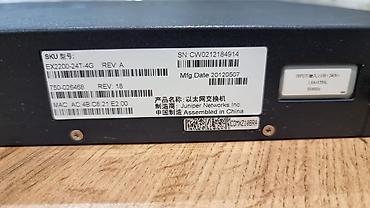 prosessor satilir: Juniper EX2200-24T-4G | 24 managed port + 4 SFP uplink Peşəkar — 8