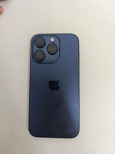 Уюлдук телефондор жана аксессуарлар: IPhone 15 Pro, Колдонулган, 1 ТБ, Blue Titanium, Коргоочу айнек, 81 % — 3