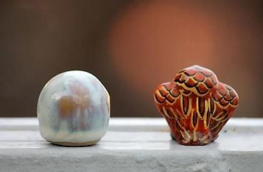 Figure: Set od 2 Vintage SOVE ili dve veverice figurine. Cena za par Dve — 10