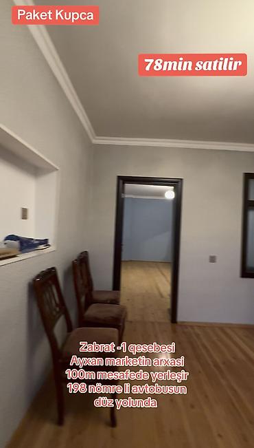 Həyət evləri və villaların satışı: Zabrat 1 qəsəbəsində, Ayxan marketin arxasında yerləşən paket kupçalı — 6
