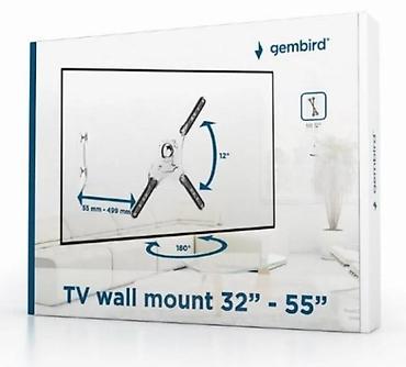 Aksesoari za TV i video: Gembird zidni nosač za TV, 32"–55" - Univerzalni VESA standard — 2
