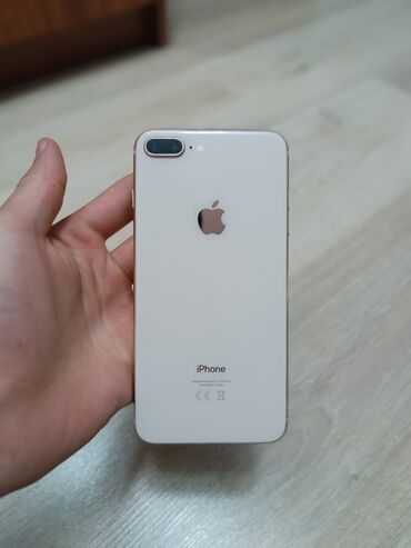 Apple iPhone: IPhone 8 Plus, Б/у, 64 ГБ, Розовый, Чехол, 77 %