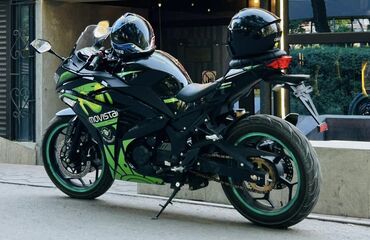 руль для скутера: Спортбайк Kawasaki, 250 куб. см, Бензин, Взрослый, Б/у