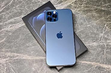 планшет ноутбук 2 в 1: IPhone 12 Pro, Б/у, 256 ГБ, Pacific Blue, Защитное стекло, Чехол, Коробка, 97 % — 3