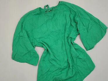 Bluzki: Bluza S (EU 36), stan - Dobry, wzór - Jednolity kolor, kolor - Zielony