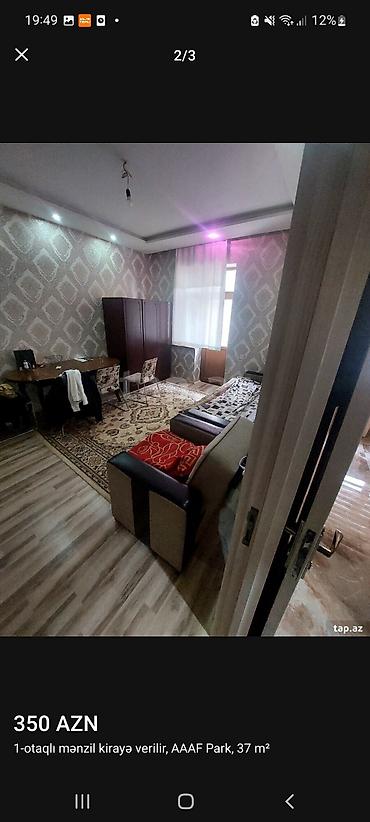 aaaf park 1 otaqlı satılan bina: AAAF Park ərazisində 1 otaqlı mənzil, 37 m² Plan:öz şəxsi evimdir — 2