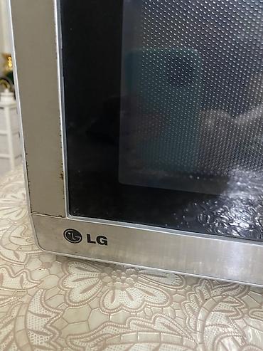 Elektronika: Mikrodalğalı soba LG, Ayrıca dayanan, Mikrodalğalar ilə, rəng - Gümüşü, İşlənmiş — 2