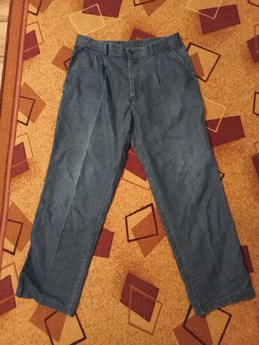 джинсы с заниженной талией мужские: Джинсы S (EU 36), цвет - Синий