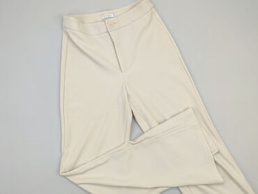 biała spódnice hm: Material trousers, Stradivarius, M (EU 38), condition - Very good