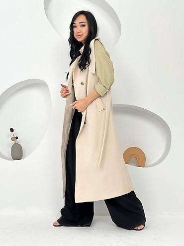 плащ озк: New collection😍 качество lux💫 трену безрукавка❤️ артикул: #1152-2 — 7