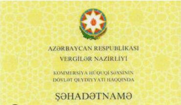 Tədbirlərin təşkili: Voen acdirmaq isteyen sexslerin nezerine tecili voen acdirmaq