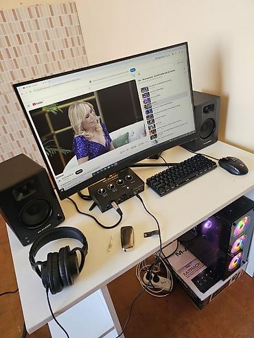 Masaüstü kompüterlər və iş stansiyaları: Studyo və oyun üçün tam masaüstü PC + audio qurğular dəsti Komputer — 1