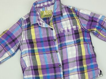 Shirts: Shirt 2-3 years, condition - Good, pattern - Cell, color - Purple