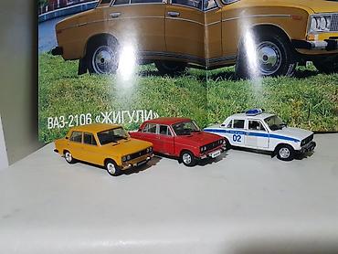 xrustal vaz: VAZ-2106 “Jiquli” kolleksiya model maşınları (1:43 miqyas) - Üçlü — 2