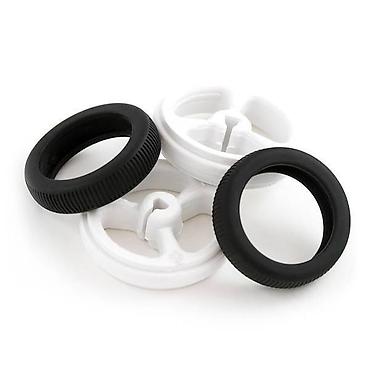 mini kran: Pololu 32x7mm Təkər (Ağ) – 2 ədəd paket Xətt izləyən, maneədən qaçan — 3