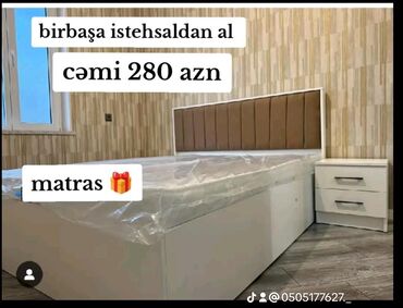 Yataq otağı dəstləri: İkinəfərlik çarpayı, Azərbaycan, Yeni — 2