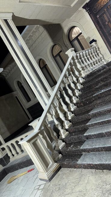 Фасадчики, отделочники: Фасад Сары таш Гранит сокол ступенька Балясина перила тумба бардык — 4