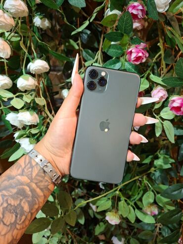 микрофон для караоке: IPhone 11 Pro Max, Б/у, 256 ГБ, Зеленый, Защитное стекло, Чехол, 73 %