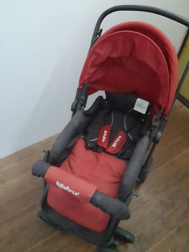 Gəzinti arabaları: Babyforce uşaq arabası – qırmızı rəng az istifade olunub tep tezedi — 2