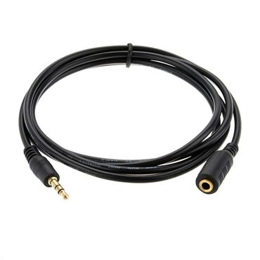 наушники для компьютера с микрофоном: Кабель 3.5mm Stereo Aux Extension Cable Male to Female Cable 1.5м art