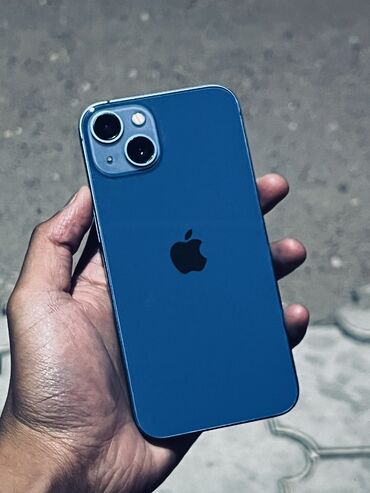 корпус комп: IPhone 13, Колдонулган, 128 ГБ, Көк, Каптама, 82 %