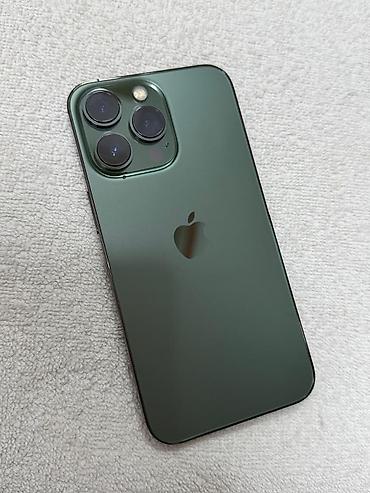 iphone 13 pro maks: IPhone 13 Pro, Б/у, 128 ГБ, Alpine Green, Чехол, Коробка, 79 % — 1