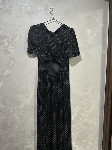 Платья: Платье Kamila Collection, размер 44. - Цвет: черный с мелким белым — 2