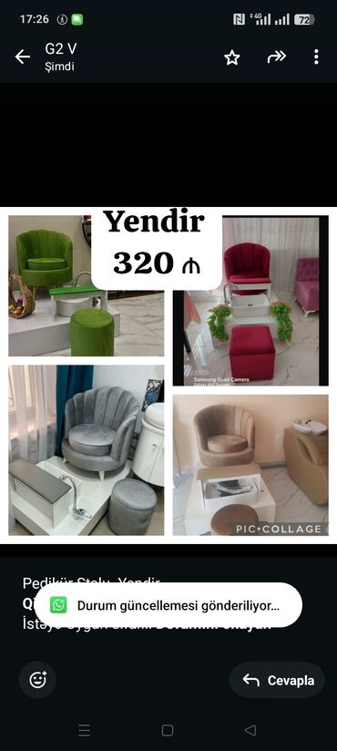 Sifarişlə divanlar: Pedikür Stolu .Yendir *Qiymət 320 AZN* İstəyə Uyğun sifarişlərdə