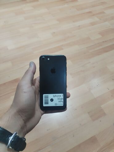 quba telfonlar: IPhone 7, 32 GB, Black Titanium, Barmaq izi