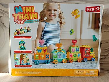 детские игрушки конструктор: Конструктор FEEL O Big Building Blocks — Alphabet Train (FL42022), 60 — 2