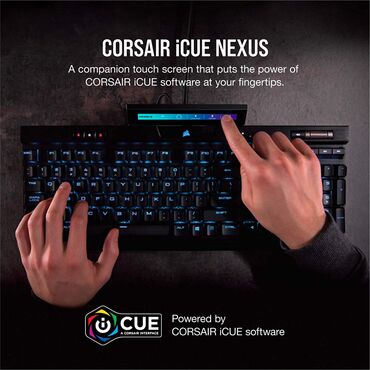 Kompüter, noutbuk və planşetlər: Corsair icue nexus corsair klaviaturanıza ekran elave etmek