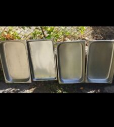 пластик идиштер: Пищевой контейнер, цвет - Серебристый, Самовывоз, Платная доставка