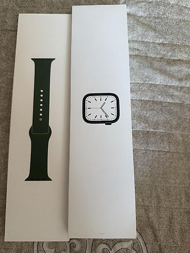 Qol saatları və aksesuarlar: Apple Watch Series 7 (GPS), 45 mm – Alüminium yasil korpus, Yaşıl — 2