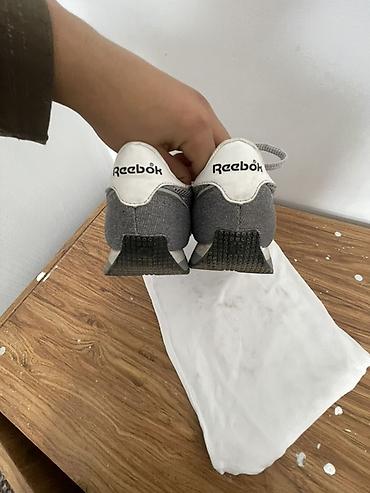 reebok кроссовки: Кроссовки Reebok, серые - Верх: вязаный/текстильный сетчатый материал — 2