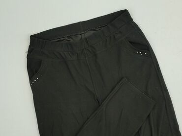 spodnie tech fleece czarne: Leggings, Legginsy rozmiar 4XL