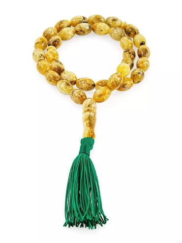 Təsbehlər: Endirim!!! 100% təbii bütöv daş kəhrəba — 12