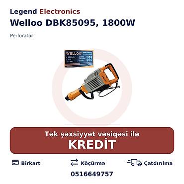 perfarator: Elan başlığı: Perforator Welloo DBK85095, 1800W Elan mətni: Welloo — 1