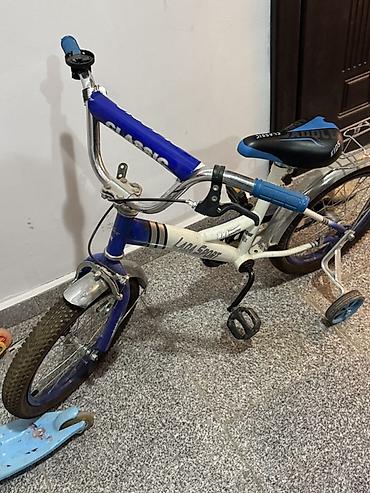 Uşaq velosipedi – Laba Sport Kids, 16” təkər - Rəng: ağ–mavi -