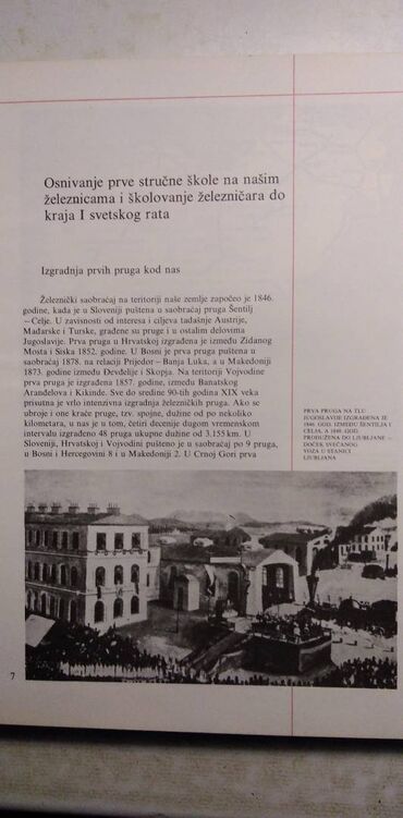 Knjige i stripovi: Knjiga: Stoleće železničkog skolstva, A 4 format, 199 str.1989. god — 8
