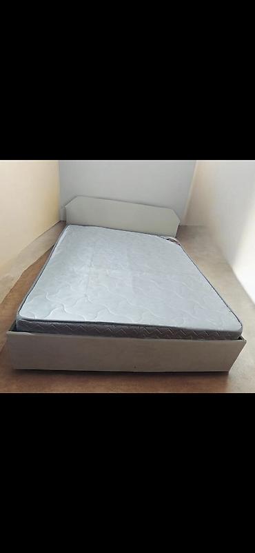 mebel trimo: Taxt (çarpayı) – 2 m x 160 sm ölçü - Başlıq hissəli, sadə və zərif — 1