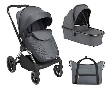 reserved patike: KIKKA BOO Kolica KARA grey set 2u1 sa tvrdom korpom – SKU: KKB2 2u1 — 1
