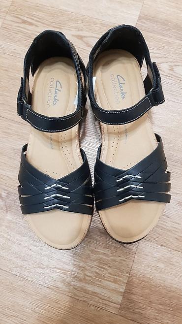 comfort: Босоножки, 39, Clarks, Новый, цвет - Черный, Самовывоз — 4