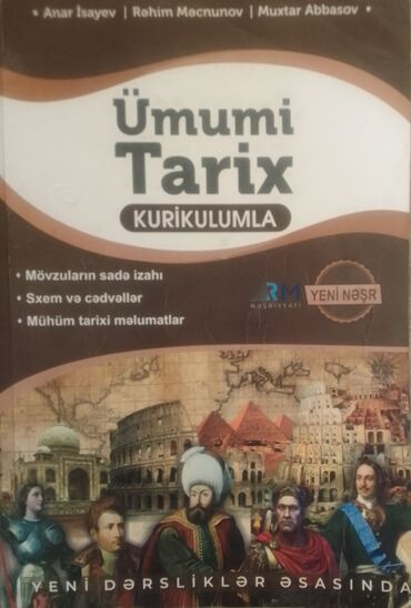 6 ci sinif umumi tarix kitabi: Anar İsayev Ümumi tarix kitabı ən son nəşr