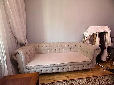 секс на диване: Диван в стиле Chesterfield, трёхместный. - Классический дизайн с — 1