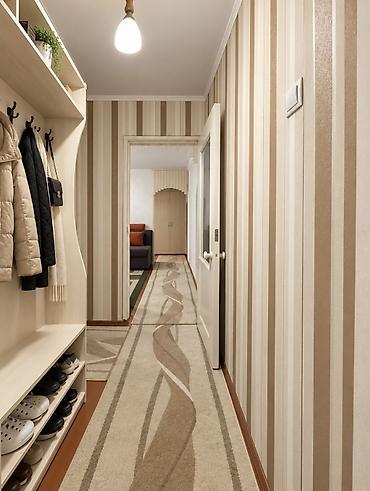 Квартиры: 3 комнаты, 58 м², Кудайберген авторынок 104 серия, 3 этаж, Свежий ремонт — 6