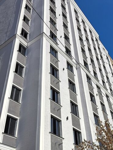 район пишпек дом: 1 комната, 49 м², Элитка, 12 этаж, ПСО (под самоотделку)