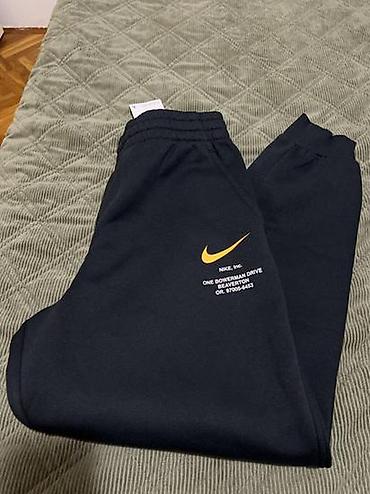 goran patike batajnica: Nike Sportswear Fleece Junior Black Trousers vel. XL NOVO IH — 3