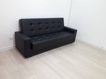 мебель спалный: Диван-кровать, цвет - Черный, Новый
